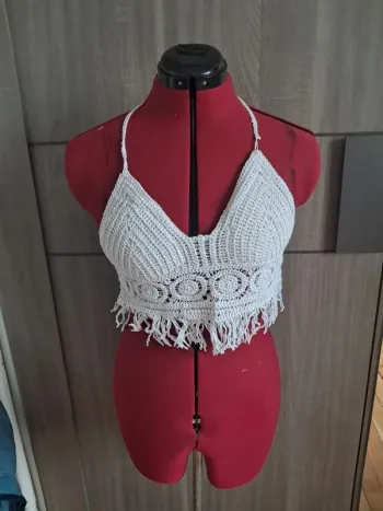 Crop top crochet