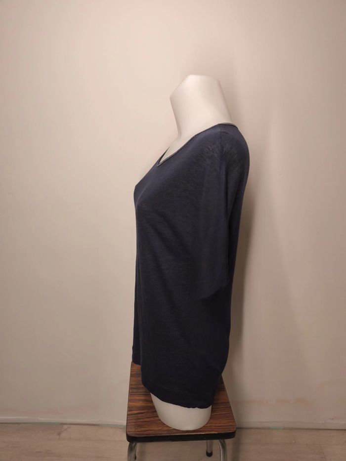 T-shirt Bruno Saint-Hilaire Femme Taille M Bleu foncé - photo numéro 3