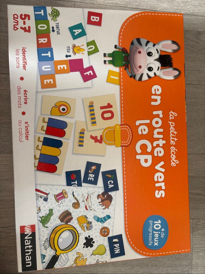 Jeu éducatif en route vers le CP
