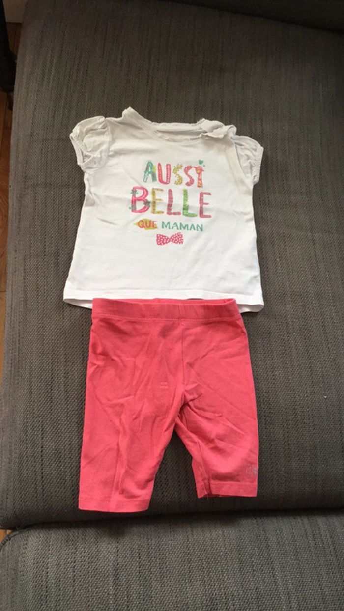 Ensemble bebe fille 9 mois