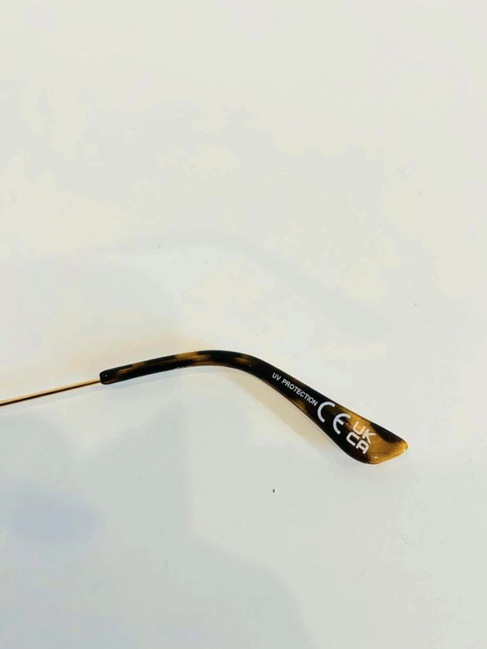 Lunette de soleil femme ovale marron léopard et dorée uvprotection catégorie 3 - photo numéro 4