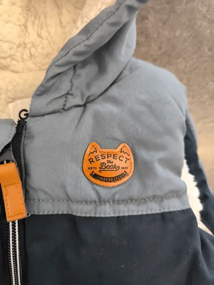 Doudoune polaire à capuche garçon 12 mois Gémo - photo numéro 5