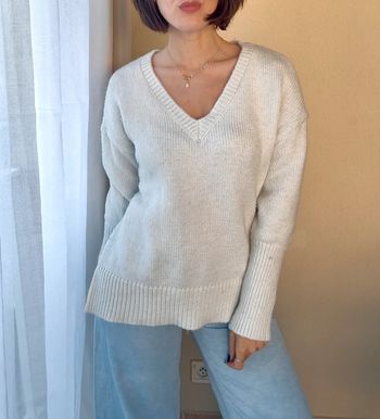 Pull LPB blanc taille S/M très bon état