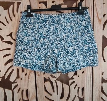 Short brodé motifs palmiers T 38 Monoprix Femme