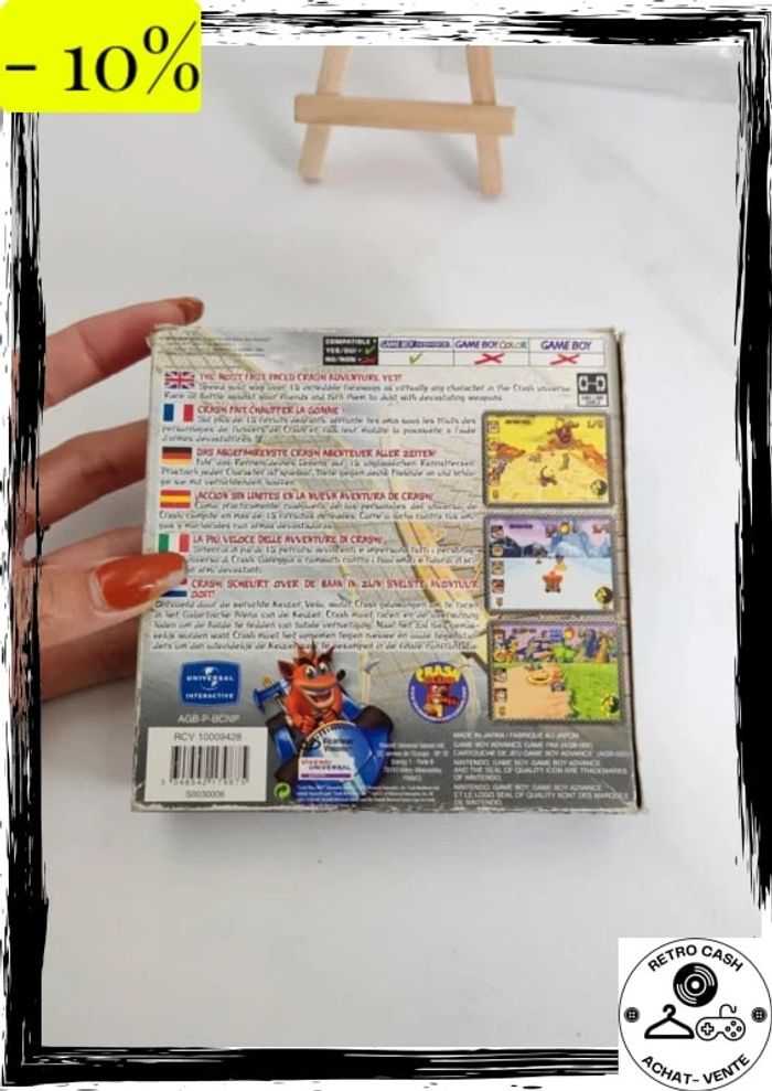 Crash Nitro Kart - sans notice - Nintendo GBA Game Boy Advance - photo numéro 16