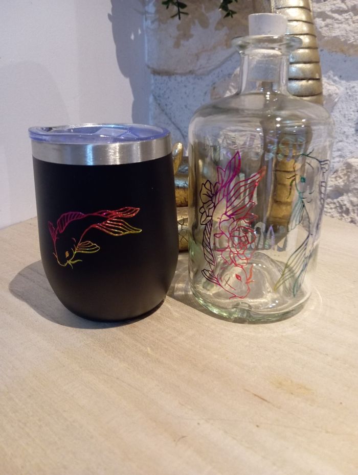 Lot  bouteille et mug isotherme - photo numéro 3