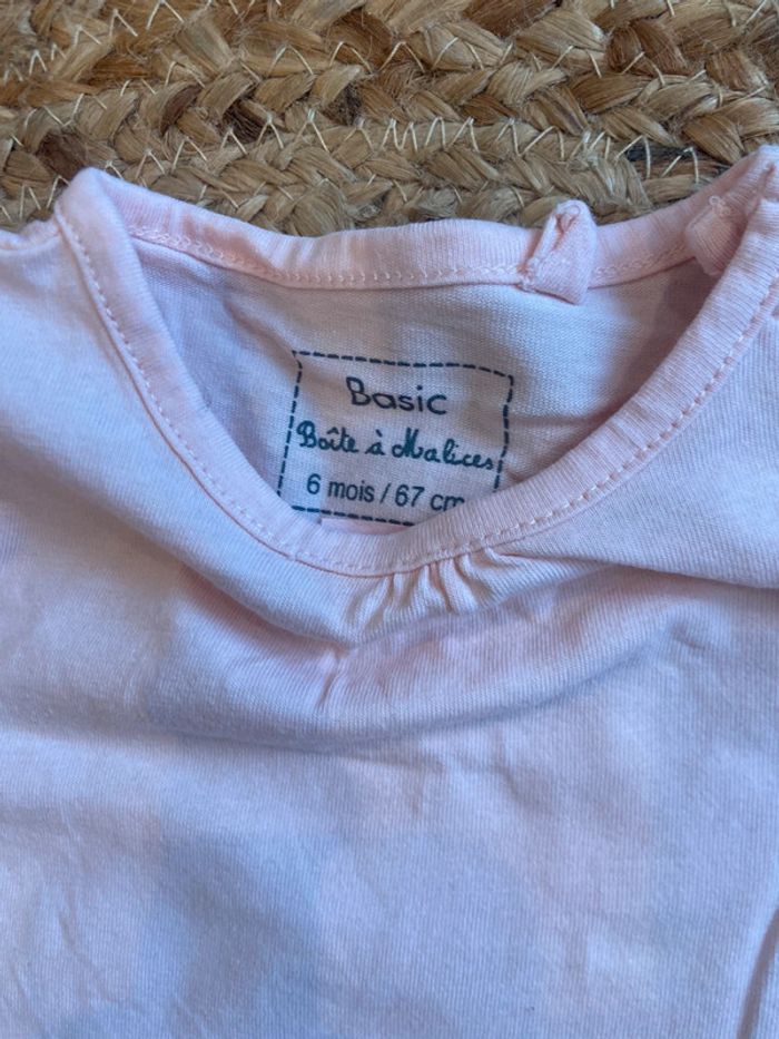 Tee-shirts fille 6 mois Boites à Malices - photo numéro 2