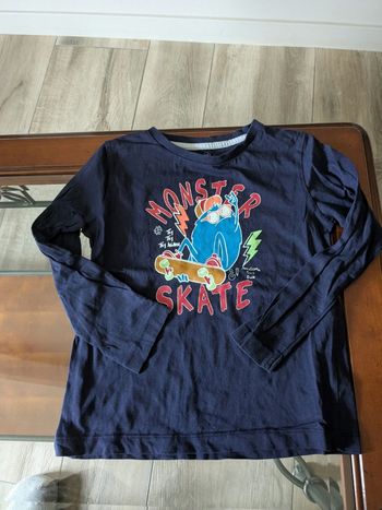 Tee shirt garçon manches longues 4 ans