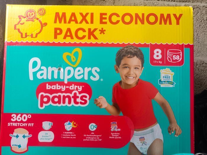 Pampers Baby-dry Pante taille 8 - photo numéro 2