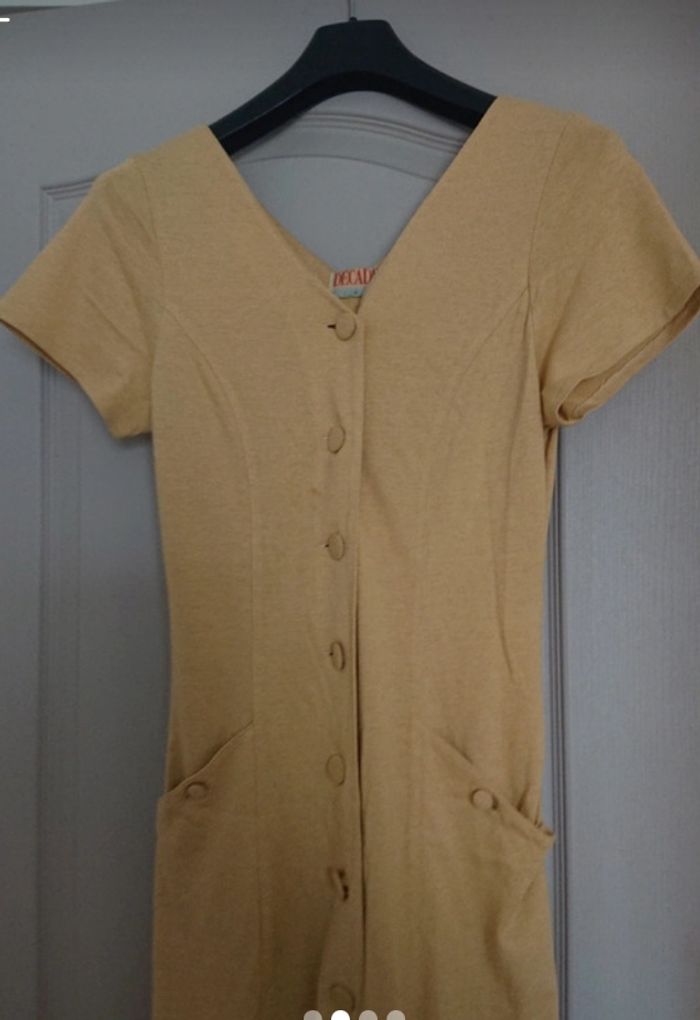 Robe longue jaune pâle - photo numéro 2
