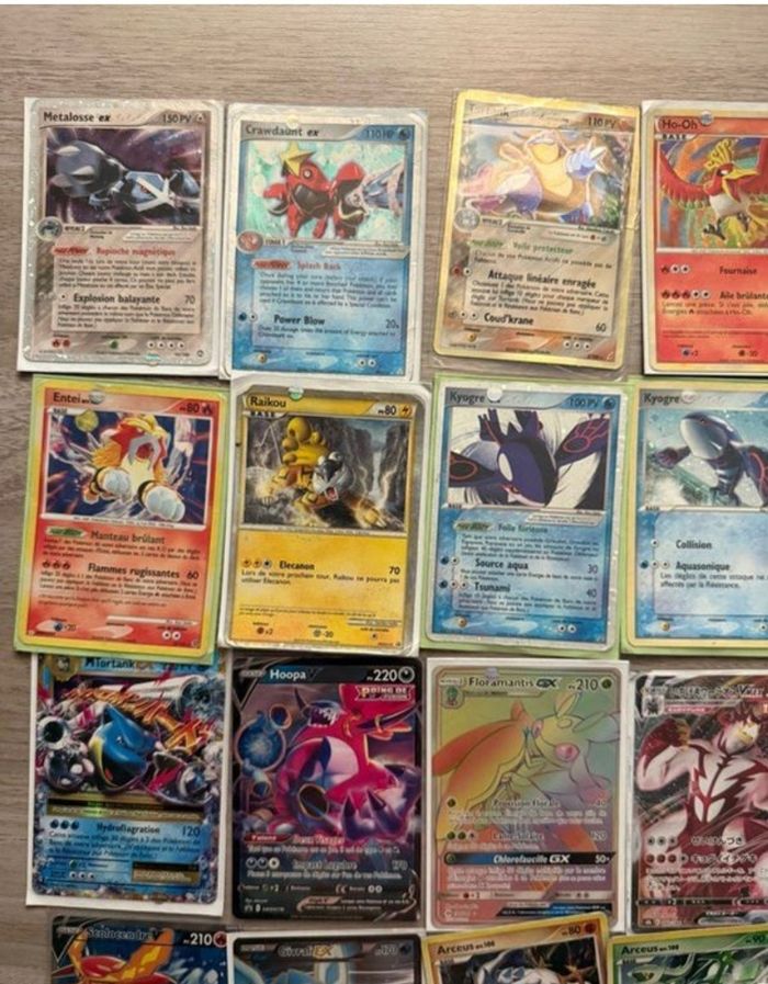 Lots de Cartes Pokémon bloc ex