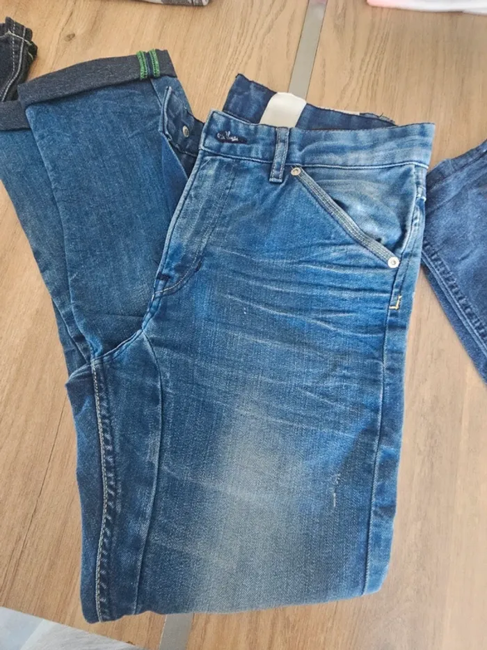 Jean garçon 12 13 ans bleu h&m - photo numéro 8