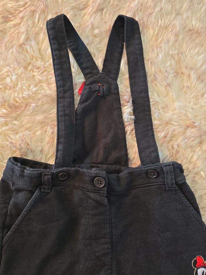 Salopette noire Minnie 18 mois 81cm - photo numéro 2