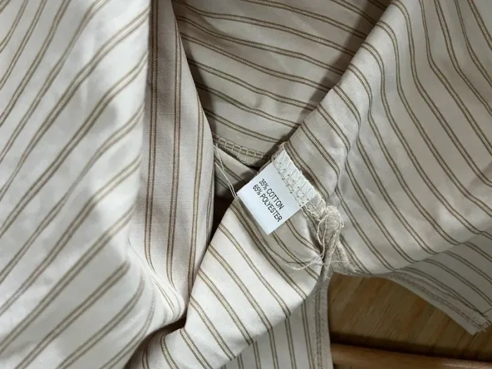 Blouse femme Atelier Évène – Écru à rayures – Col officier – Taille S/M – Neuve avec étiquette 🤍 - photo numéro 6