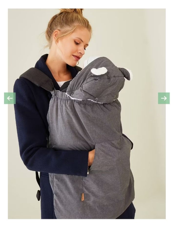 Protege porte bébé doudoune Vertbaudet - photo numéro 4