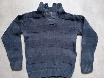 Pull en laine 6 ans bleu