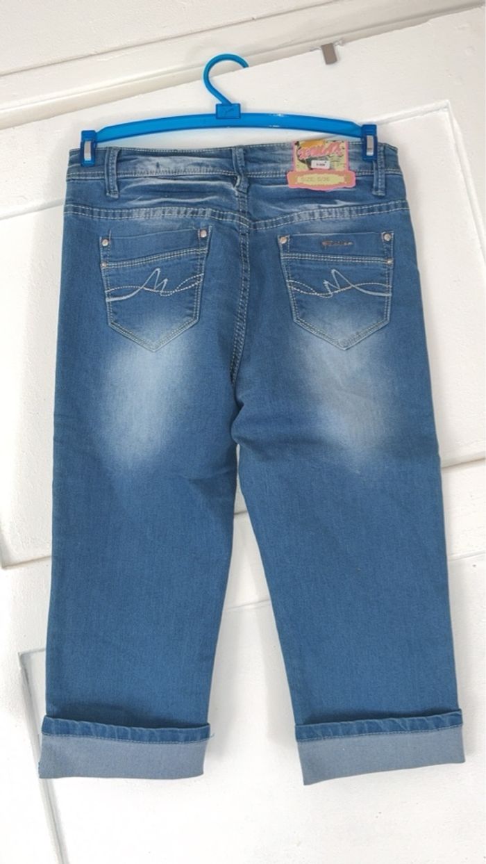 Pantacourt jeans - photo numéro 2