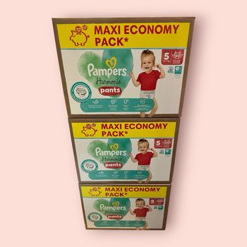 Lot de 3 Maxi Pack de 66  (donc 198) couches Pampers Harmonie Pants [taille 5 : 12-17 kg]