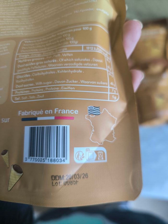 Lot de 10 Mini cônes chocolat - photo numéro 2