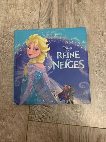 Livre reine des neiges 1 disney