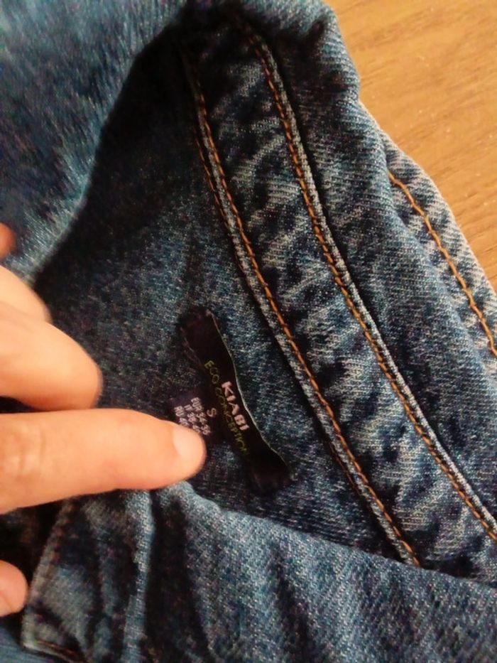 Chemise en jeans longue kiabi taille 36 🌹 - photo numéro 5