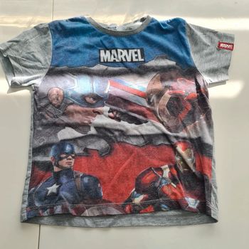 T-shirt manches courtes marvel 5 ans