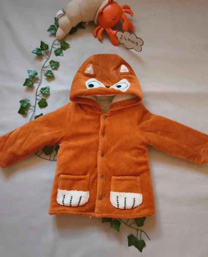 Manteau chaud renard mixte 🍃 du Pareil au même