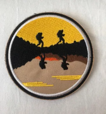 Écusson patch brodé randonnée Neuf