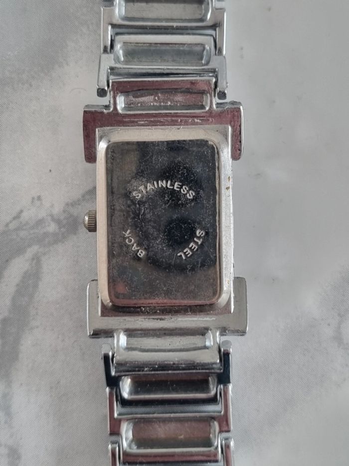 Montre argenté strass Année '90 - photo numéro 12