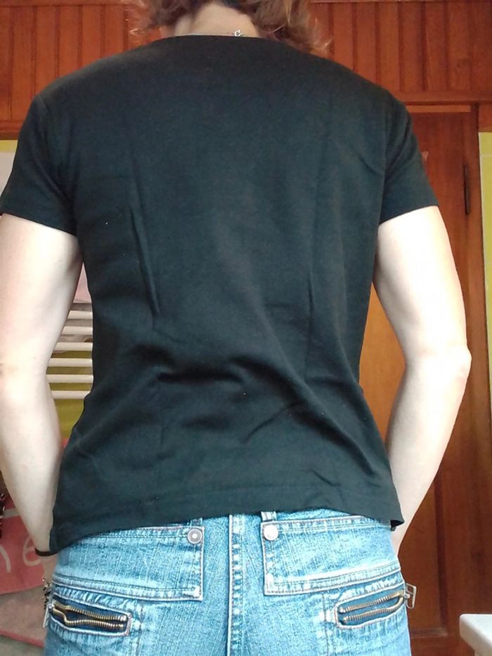 T-shirt femme noir Château de Joux - photo numéro 6