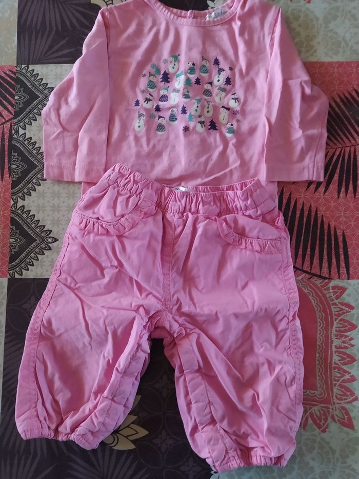 Ensemble fille 12 mois - photo numéro 2