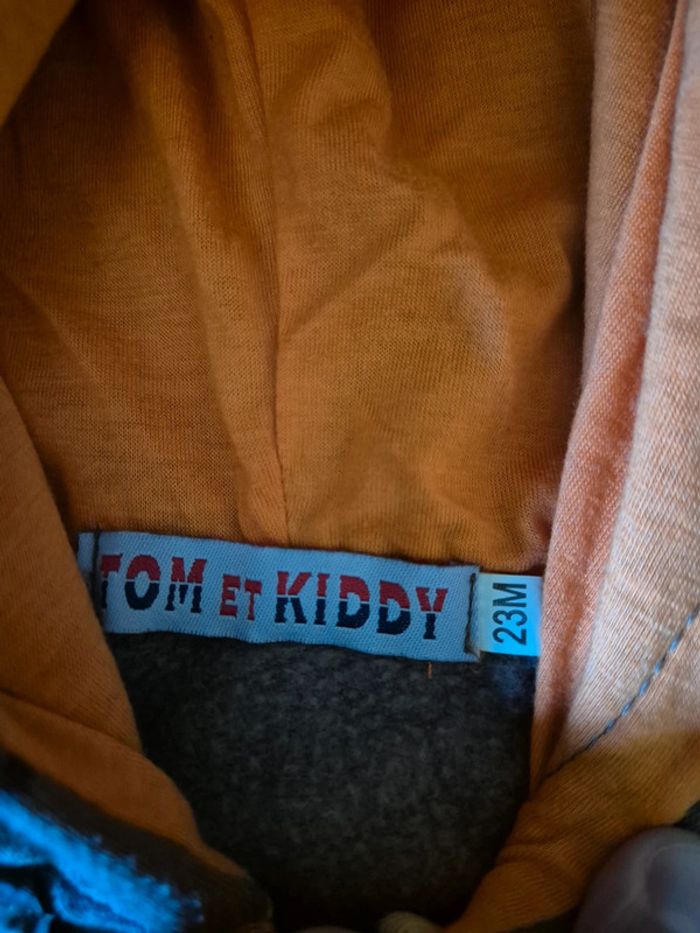 Veste zippé marron pour garçon 24 mois - photo numéro 3