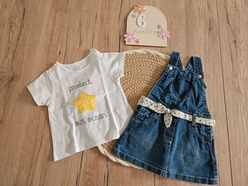 Ensemble robe et Tee-shirt 6 mois