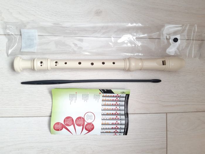 Flûte à bec + tige de nettoyage + housse NEUVE - photo numéro 2