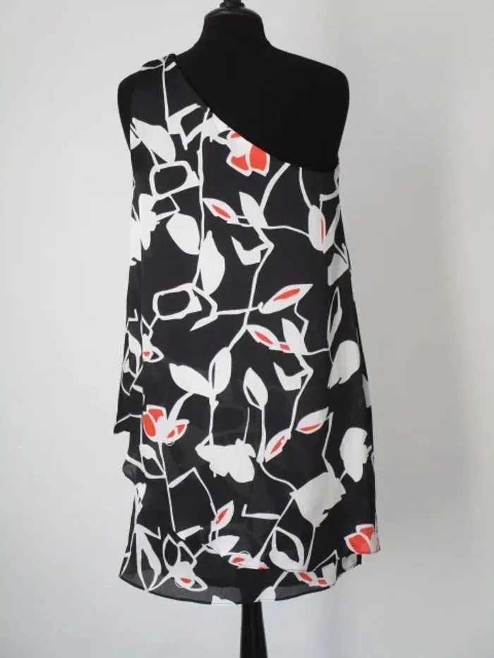 Robe noire à motifs Grain de Malice 36 NEUVE - photo numéro 6