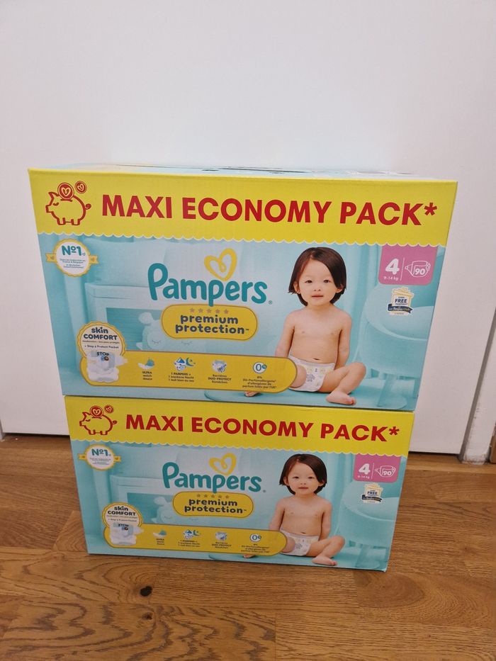 180 couches taille 4 pampers