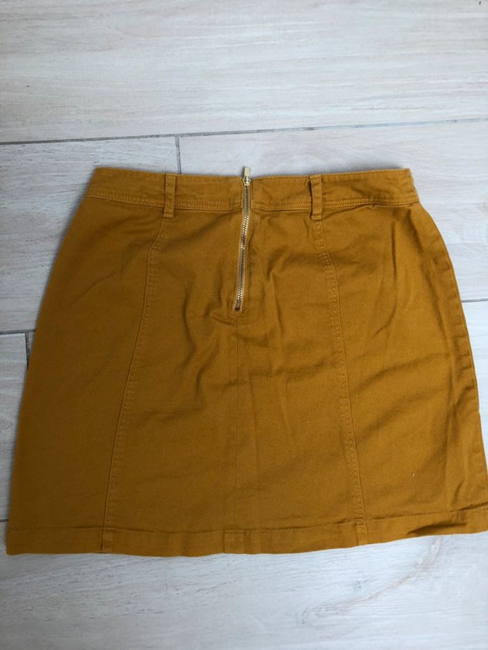 Jupe camaïeu moutarde - photo numéro 2