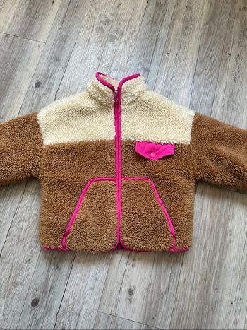 Veste Teddy polaire chaude Zara fille 3/4 ans