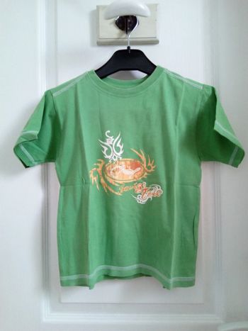 Tee-shirt vert T.6 ans - Tissaia