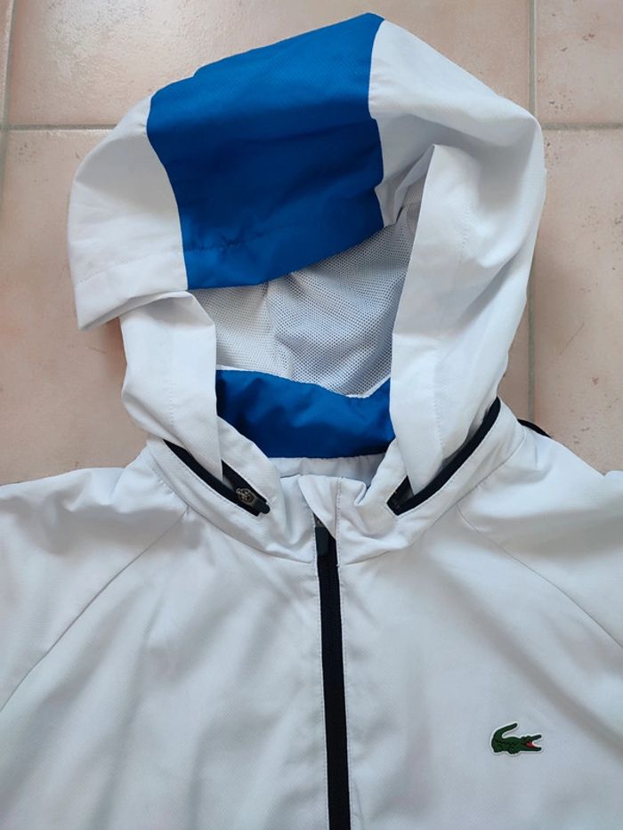 Ensemble de survêtement Tennis Lacoste SPORT bicolore à capuche - photo numéro 6