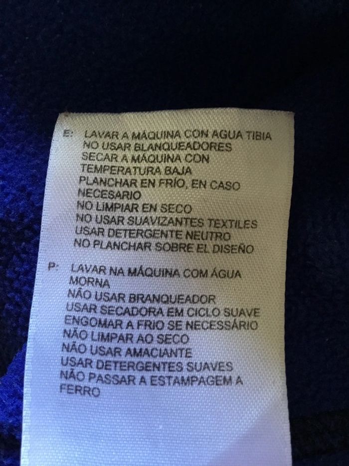 Sweat à capuche pour femme Adidas bleu marine chiné taille L 132 - photo numéro 12