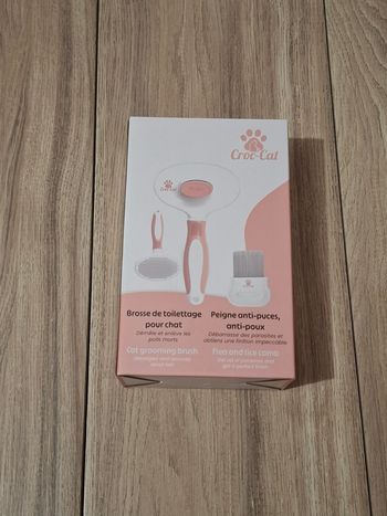 Toilettage chat brosse peigne polyvalent anti-puces anti-poux