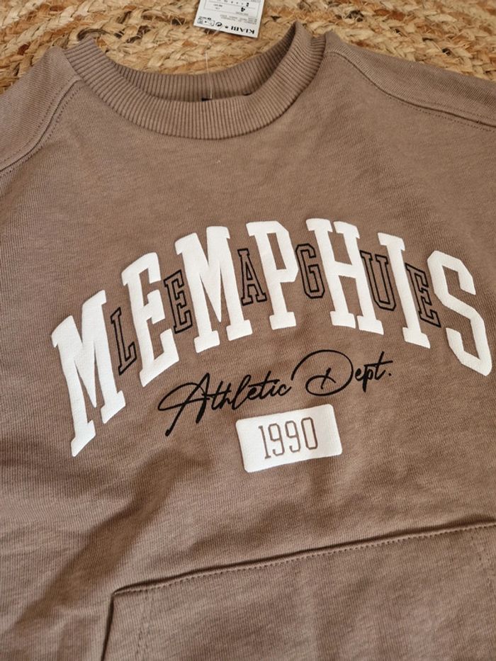 Sweat sans manches style américain neuf avec étiquette 🏷 Kiabi 🦊4 ans🦊 - photo numéro 2