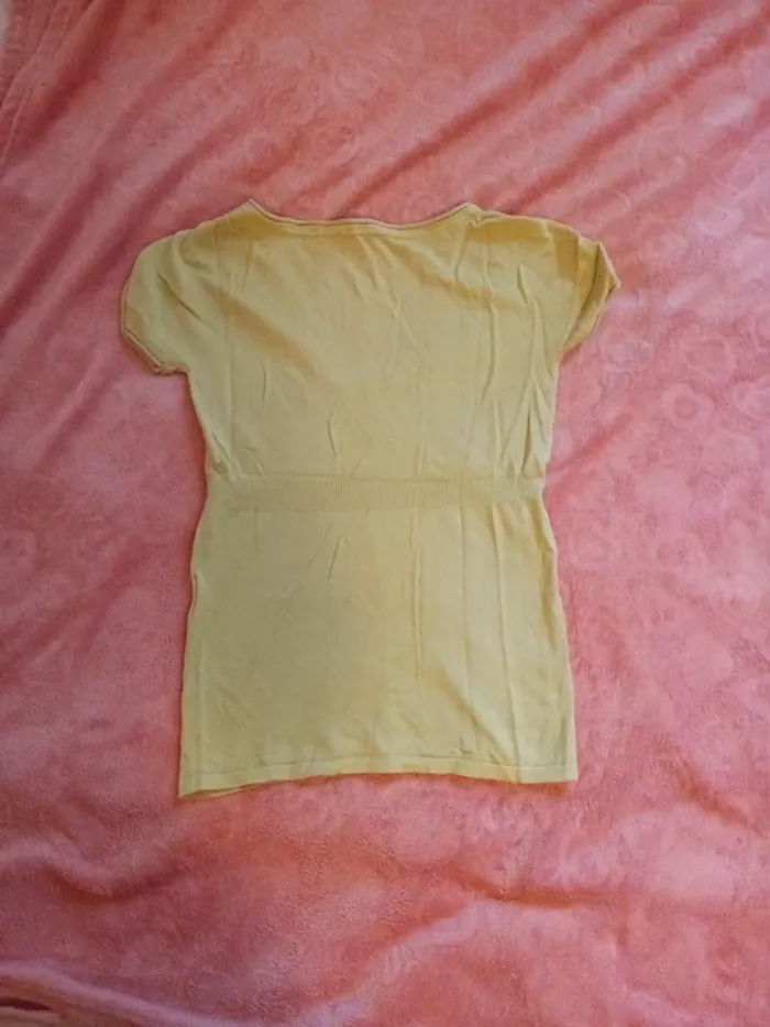 T-shirt vert taille 38 /S - photo numéro 2