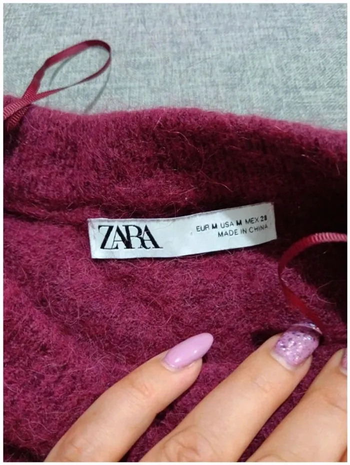 C43 pull violet Zara M - photo numéro 3