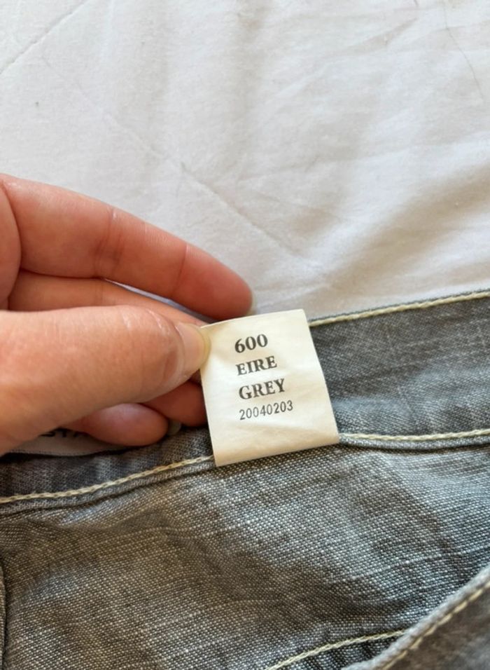 Jean homme gris clair vintage y2k 00s taille XL/48 – coupe droite regular – 100% coton - photo numéro 11