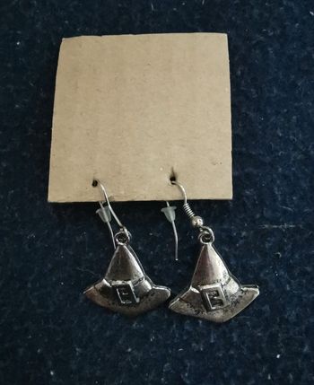 Boucles d'oreilles chapeau de sorcière