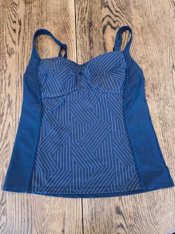 Haut de Tankini Nickey Nobel bleu/blanc fr 46