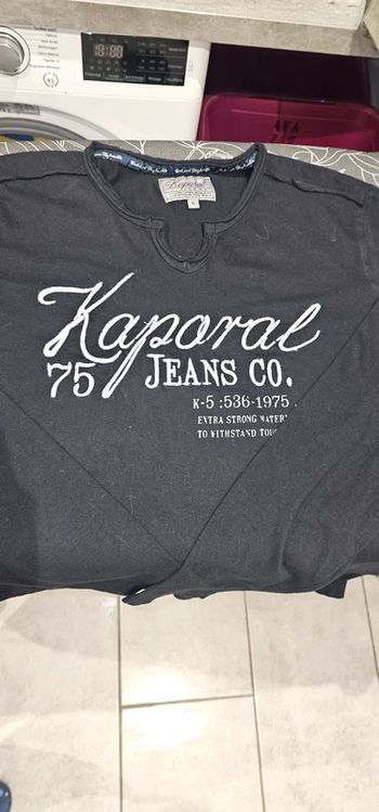 Tee shirt manches longues kaporal taille S