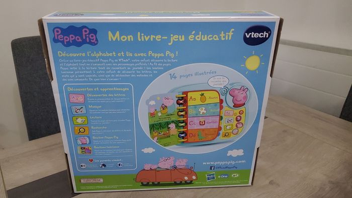 Livre jeu éducatif Peppa pig vtech. - photo numéro 2